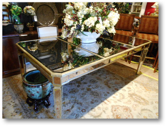 Beautiful Mirrored Dining Table